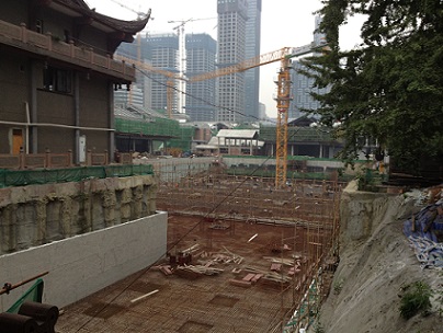 daci temple chengdu construction work