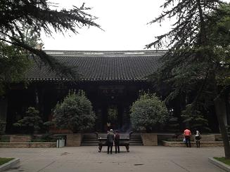 Chengdu taoist temple qingyang hall