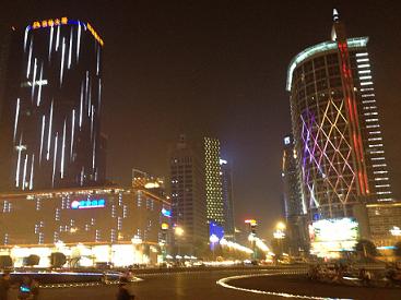 Tianfu Chengdu at night